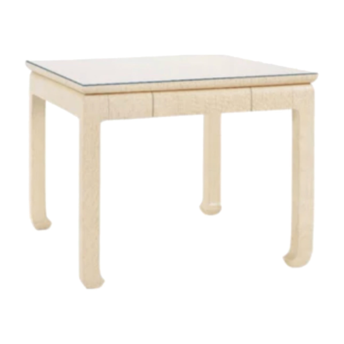 Natural Twill Game Table on a white background