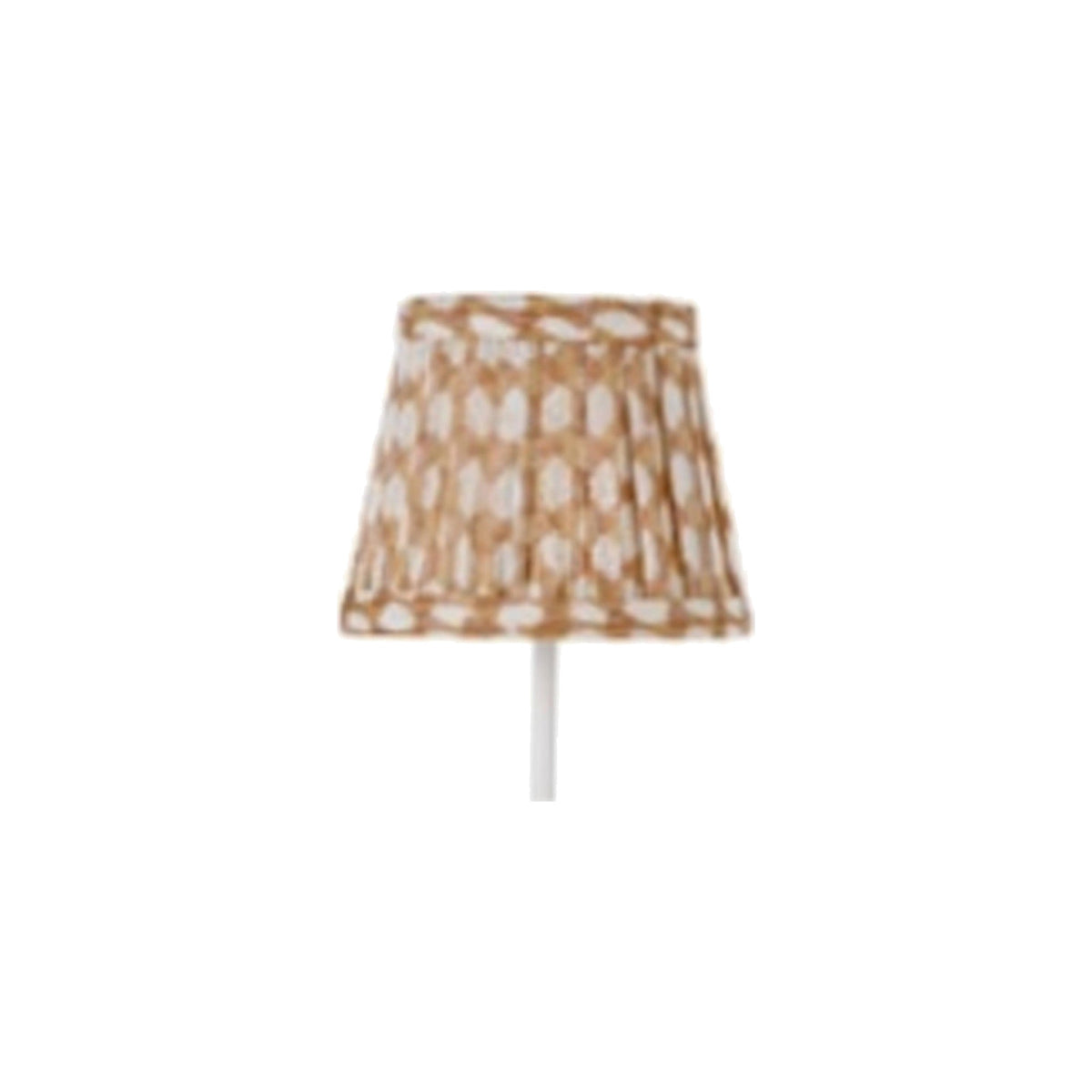 Nut Brown Wicker Fermoie Fabric Shade