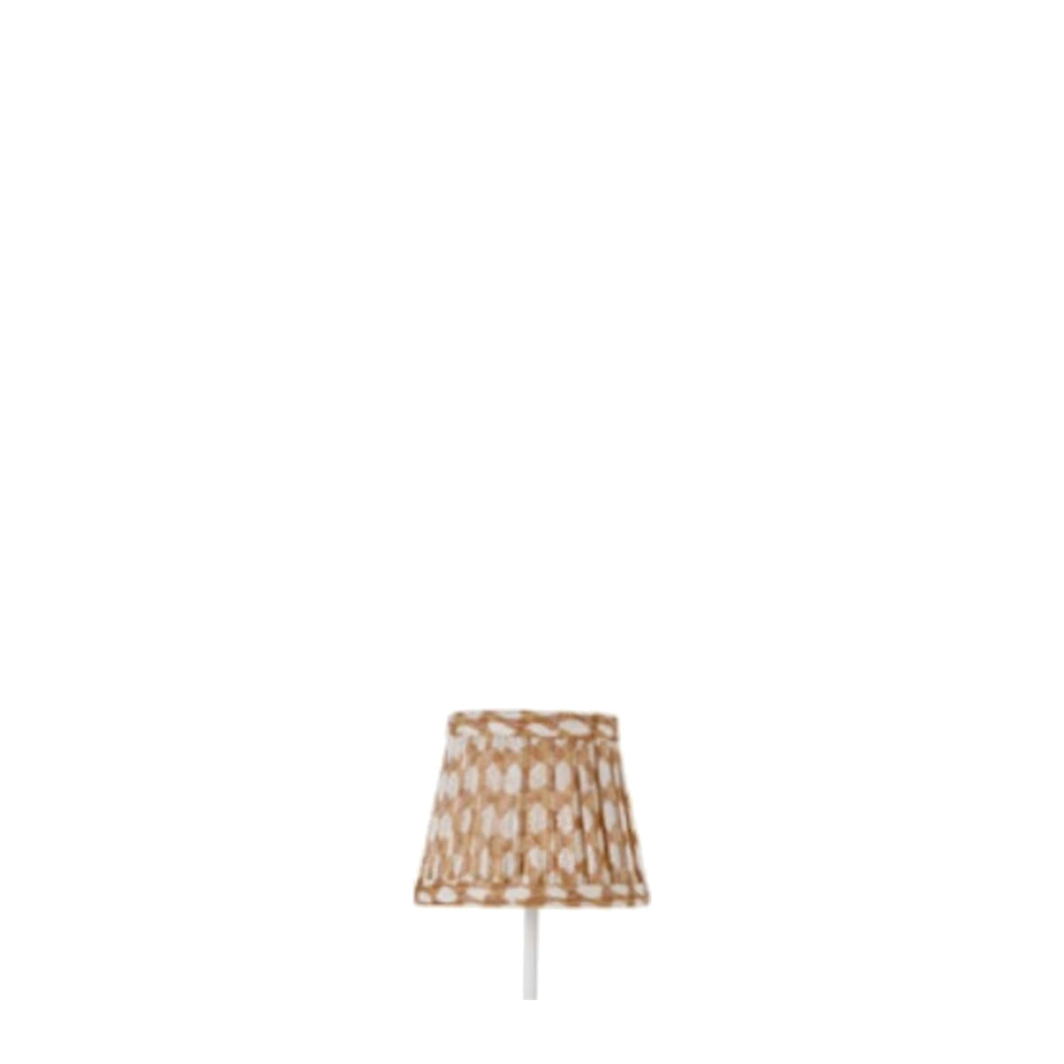 Nut Brown Wicker Fermoie Fabric Shade
