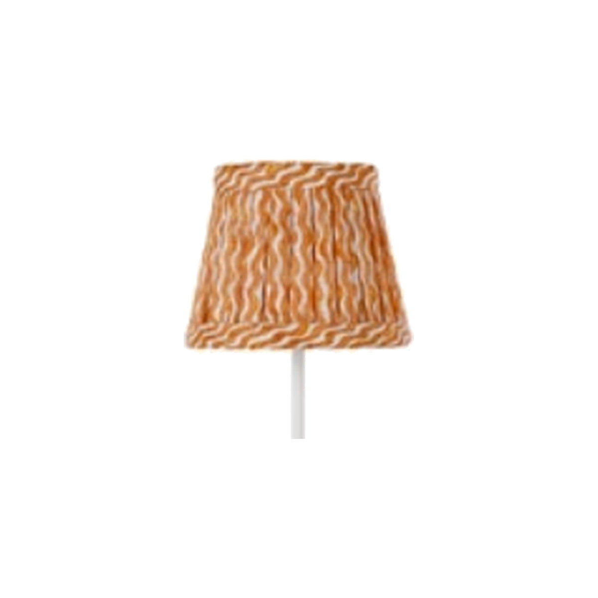 Orange Popple Fermoie Fabric Shade