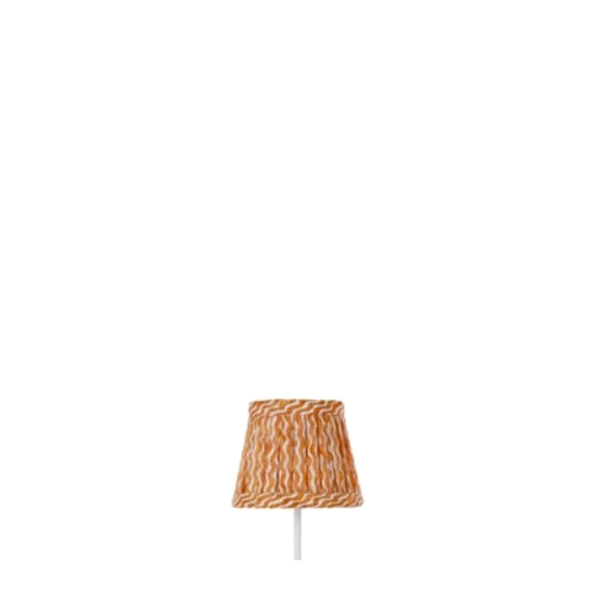 Orange Popple Fermoie Fabric Shade