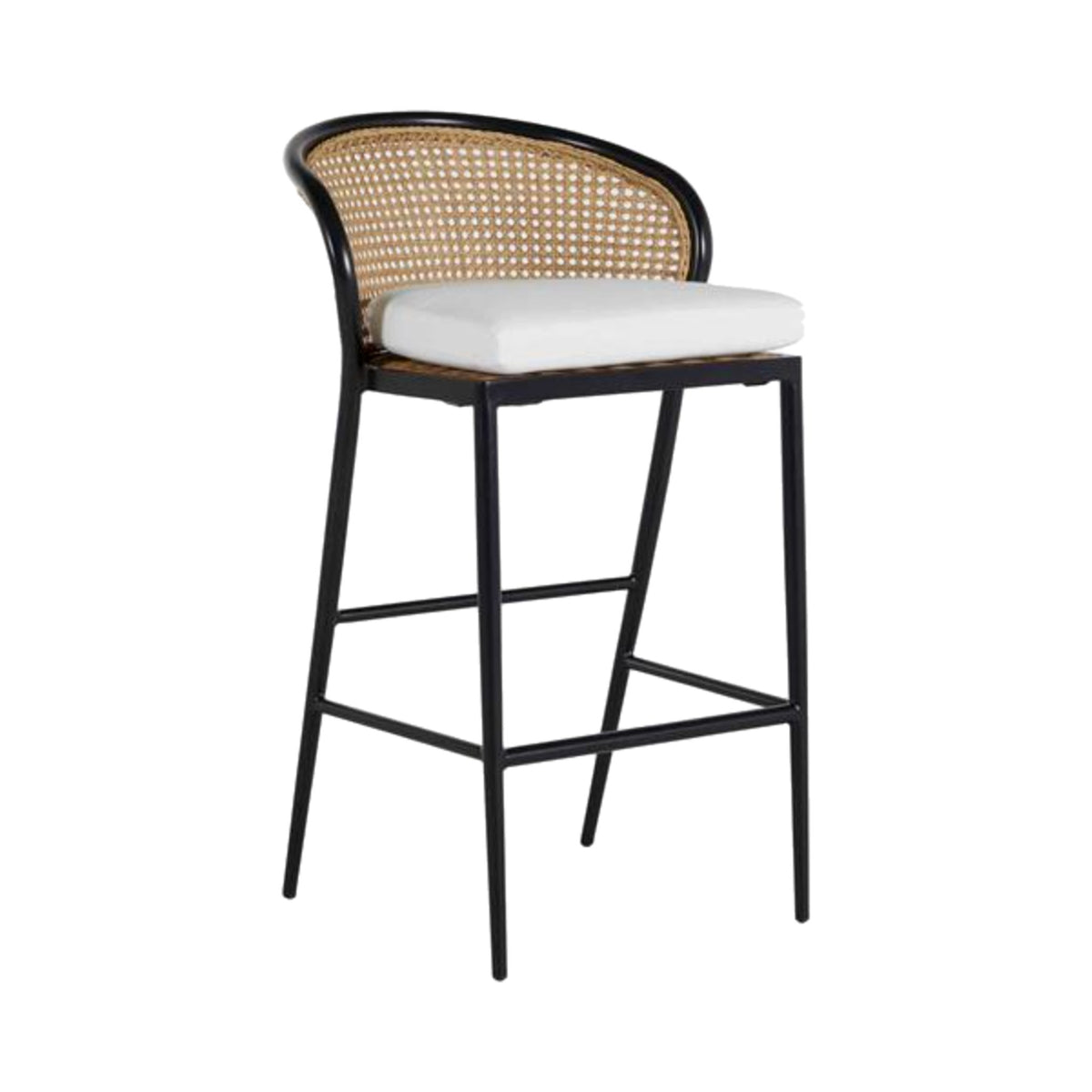 Indoor/ Outdoor Wicker Counter & Bar Stools on a white background
