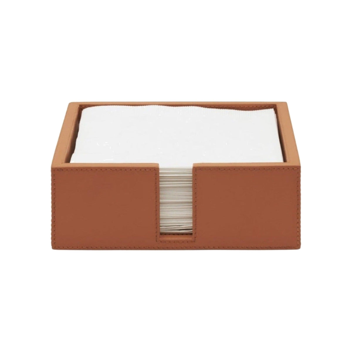 Brisbane luncheon napkin holder, shown on a white background