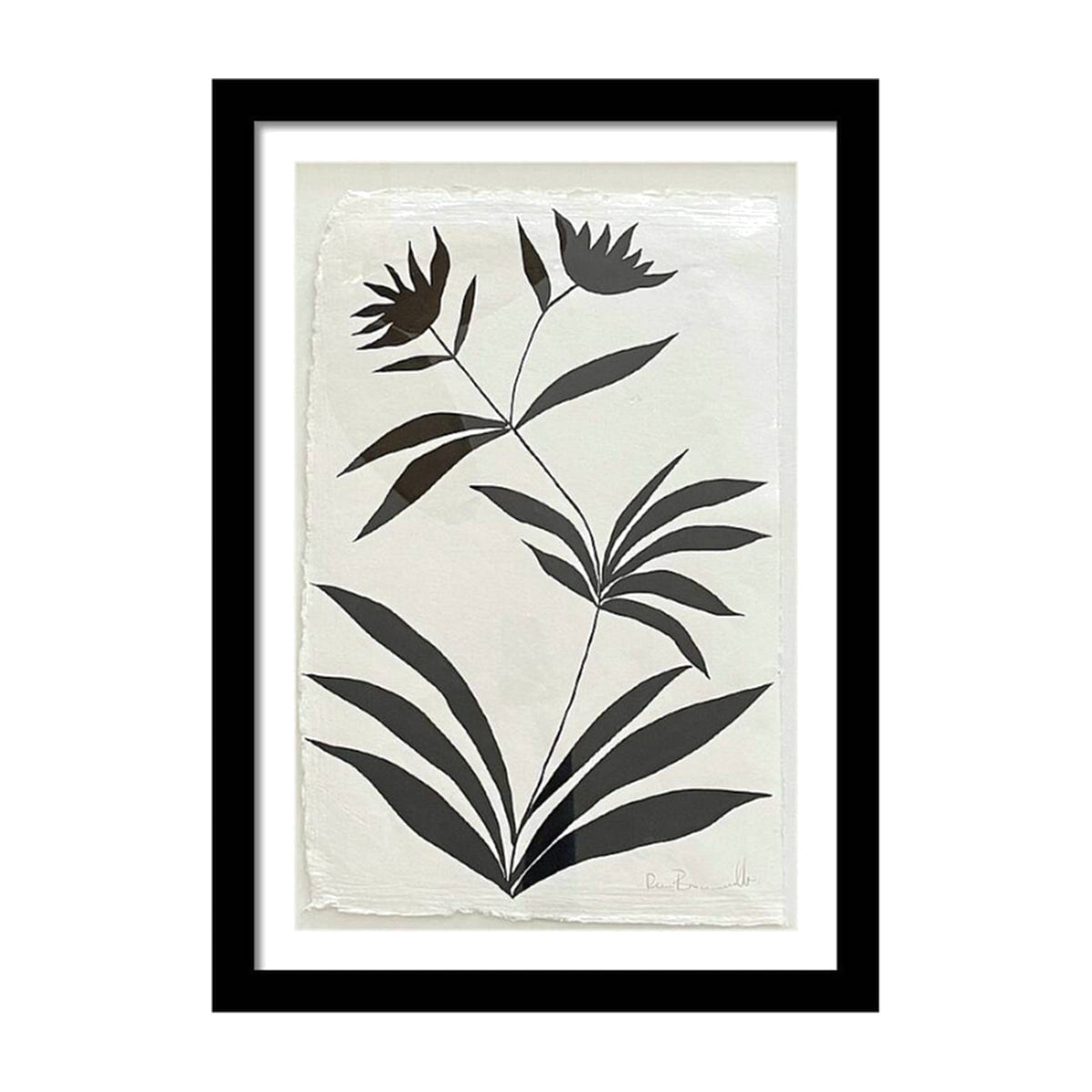 Water Flower 2 by Renée Bouchon, framed art