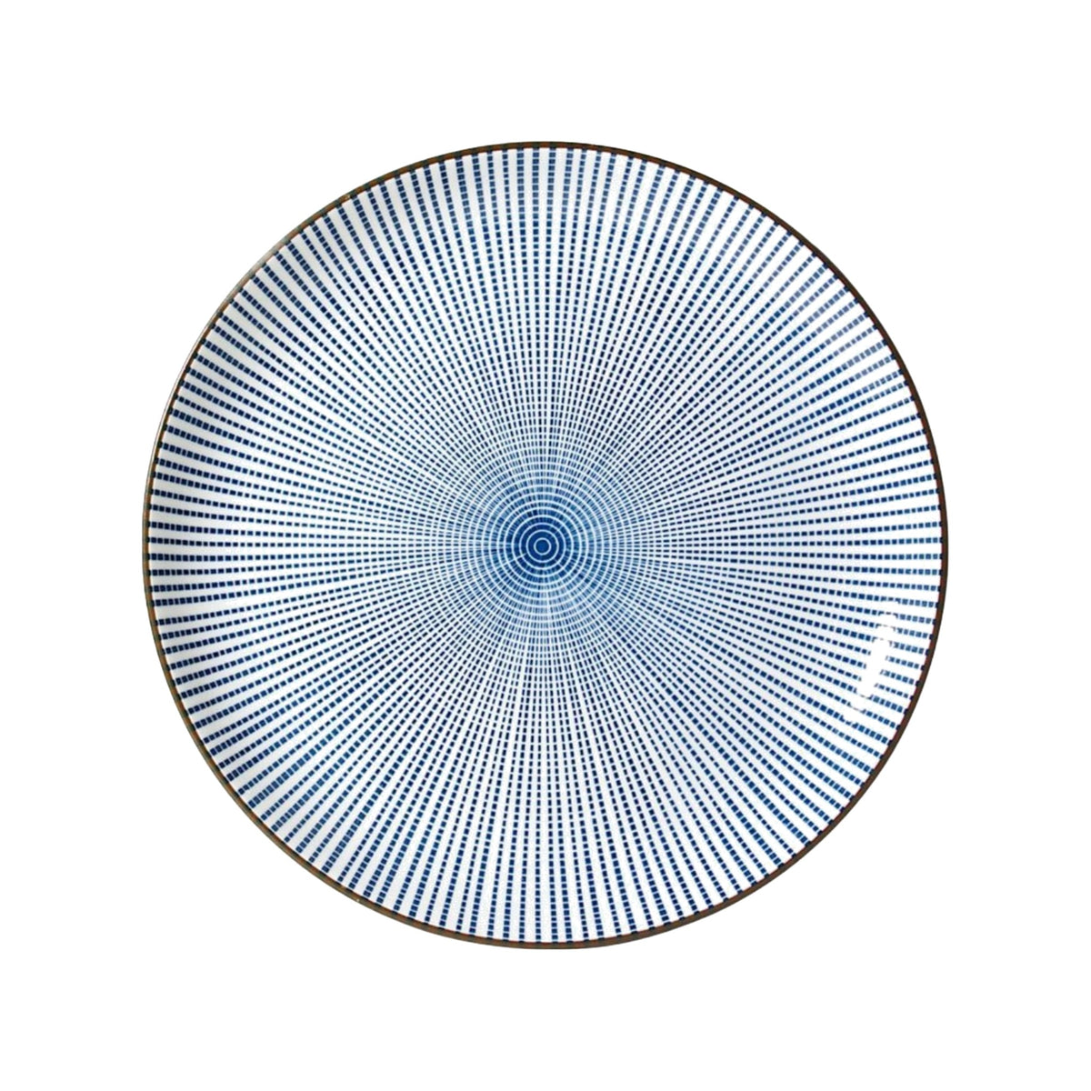 Sendan Tokusa 10” Japanese Plate on a white background