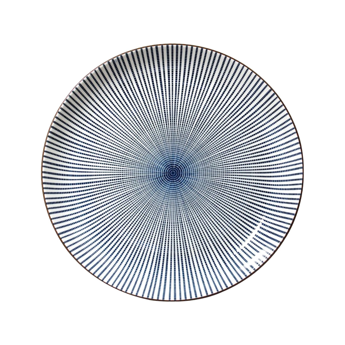 Sendan Tokusa 12.25" Large Dinner Plate/ Platter on a white background