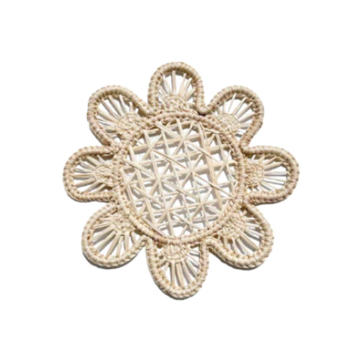 Daisy Coaster, Set of 4, shown on a white background