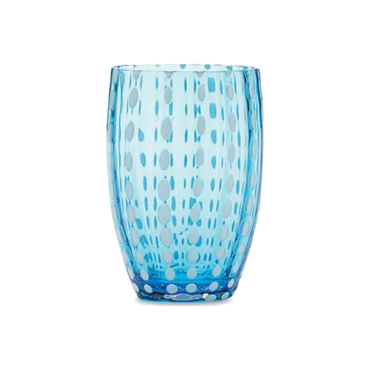 Single Perle Aqua Tumbler, shown alone on a white background