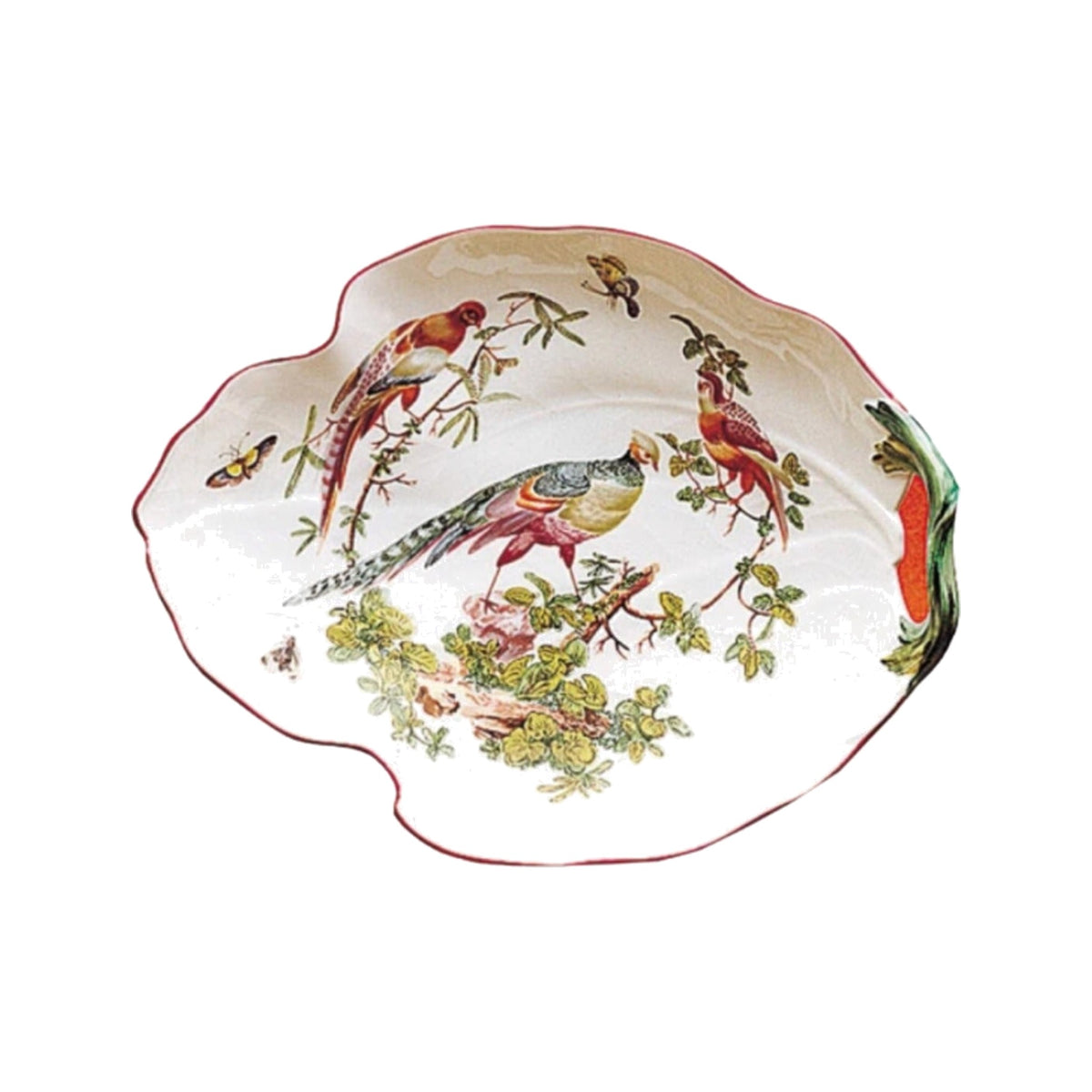 Chelsea Bird Leaf Dish, shown on a white background