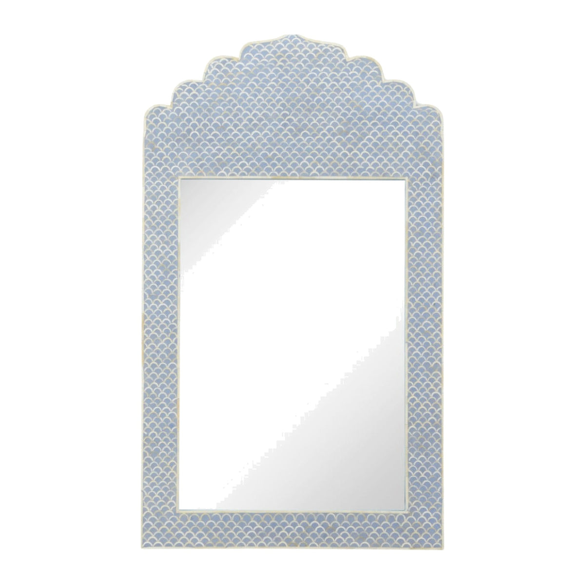 Blue Inlay Crown Mirror