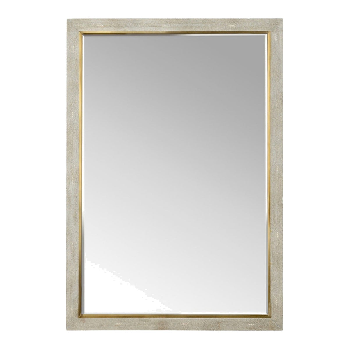 Gray Shagreen Mirror