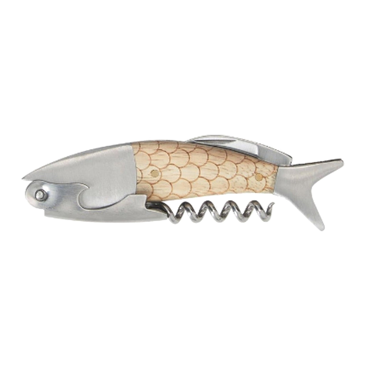 Scaled Fish Bottle Opener, shown on a white background