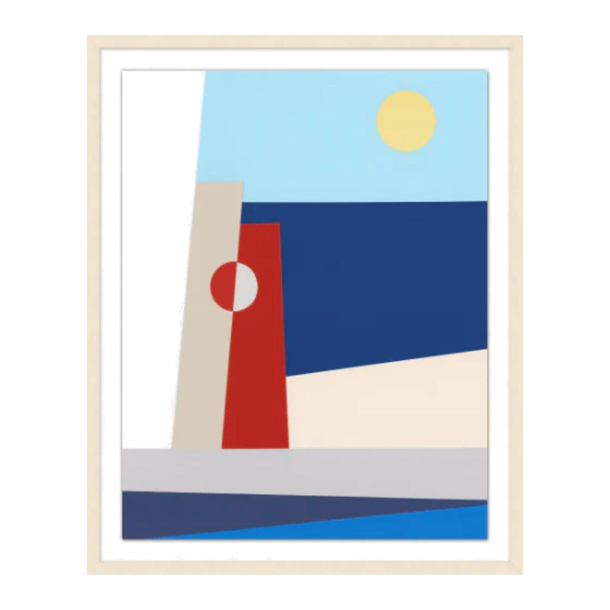 Full Sun, framed abstract artwork