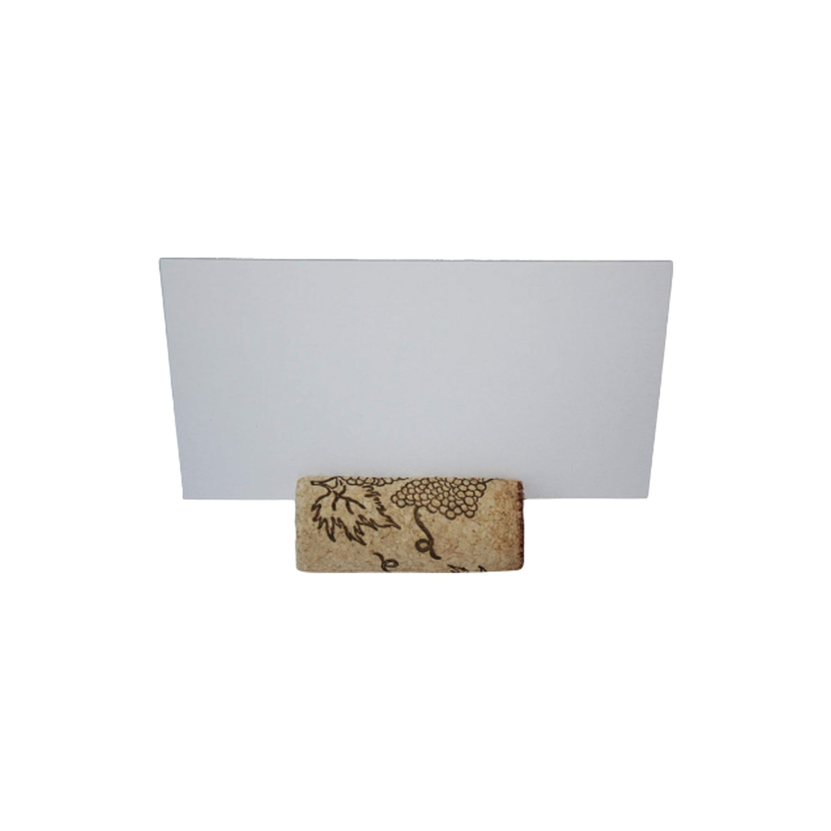 Wine Cork Place Card Holders, Set of 4 on a white background