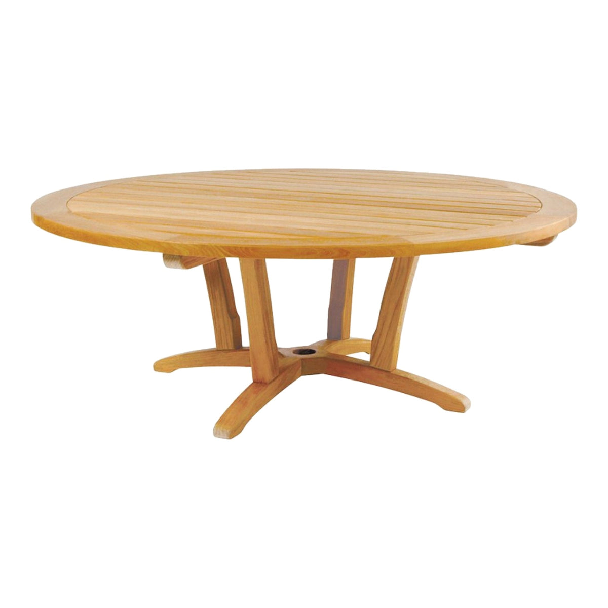 Teak Chatter Table on a white background