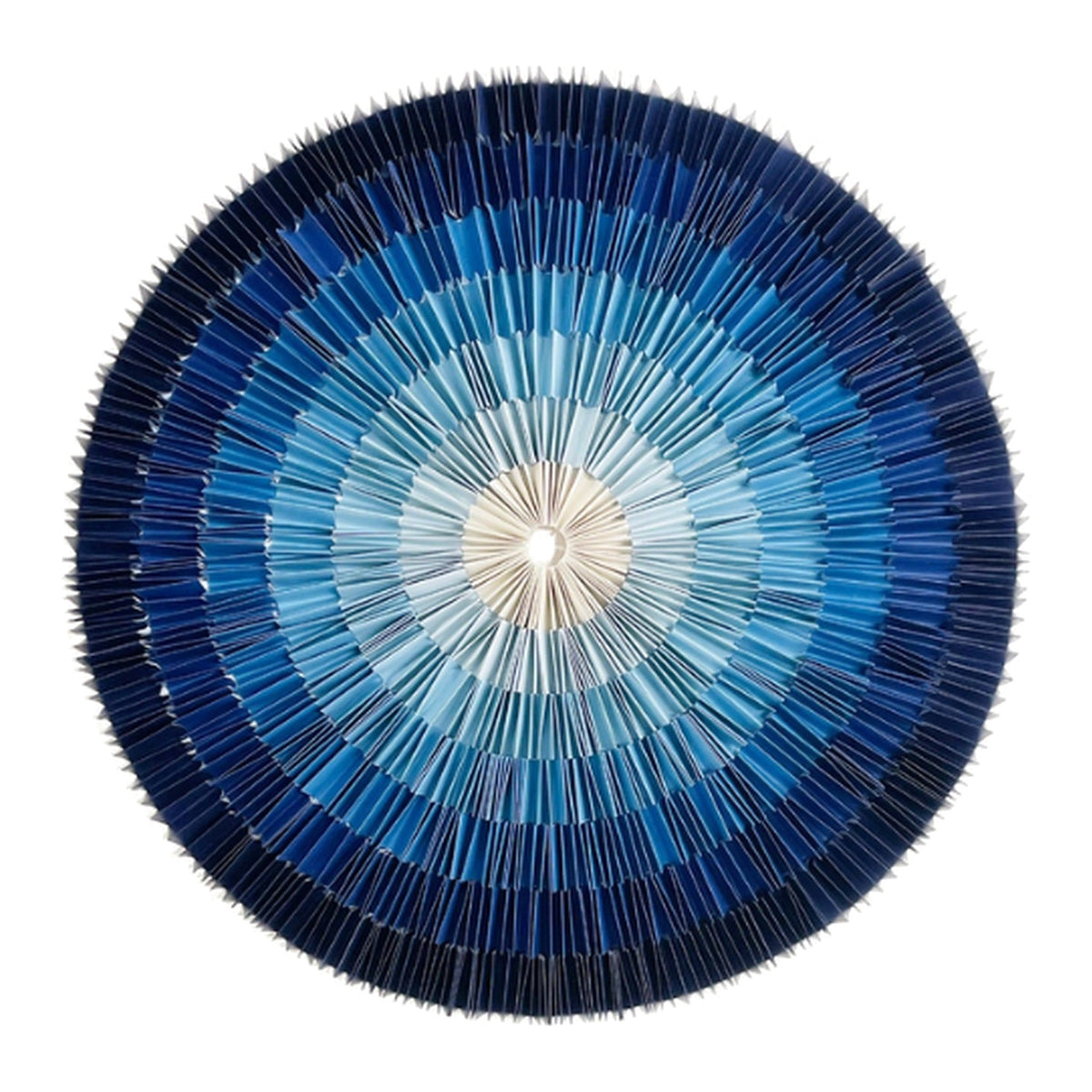 Blue Eye Ombre, framed abstract artwork