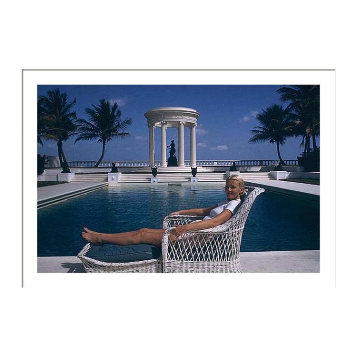 Framed photograph: C.Z. House by Slim Aarons