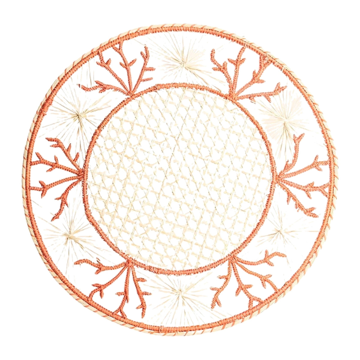 Light Coral Placemat, shown on a white background