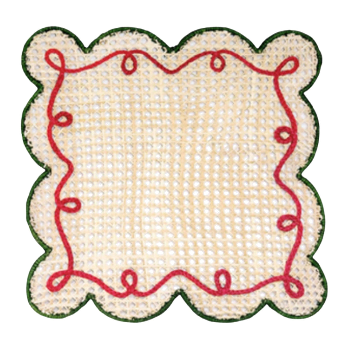 Holiday Ribbon Squared Placemat