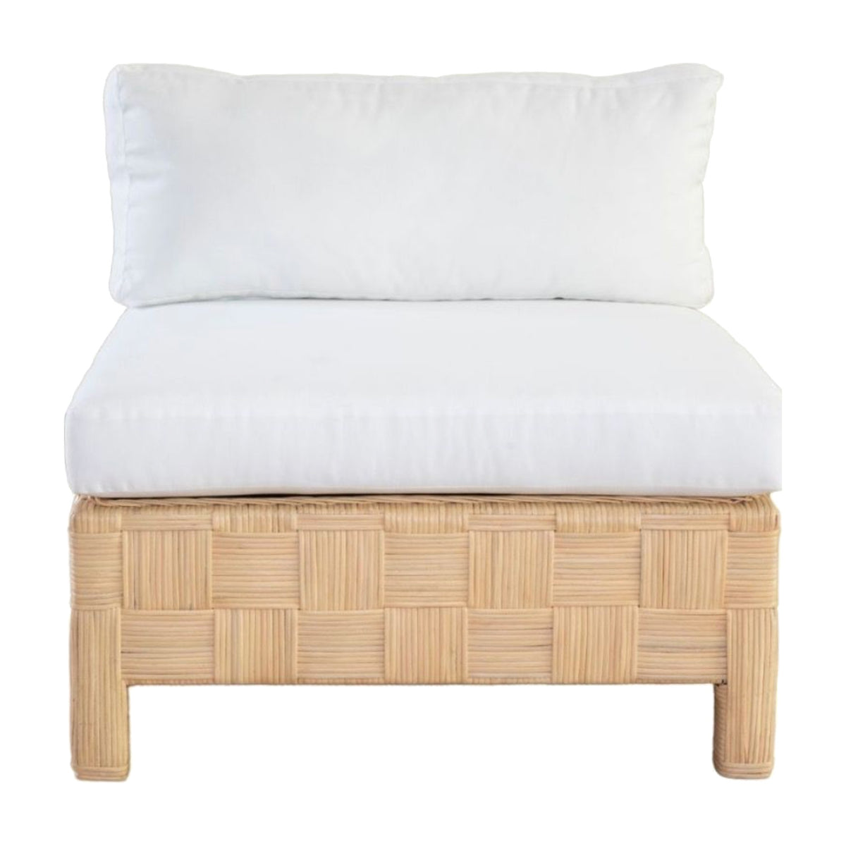 Memoire Design™ X Danielle Rollins Tommy Sofa Corner Piece, Side/Armless on a white background