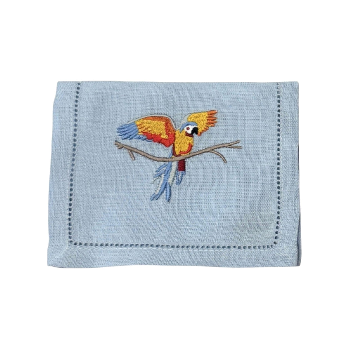 Parrot Cocktail Napkins, Set of 4, shown on a white background