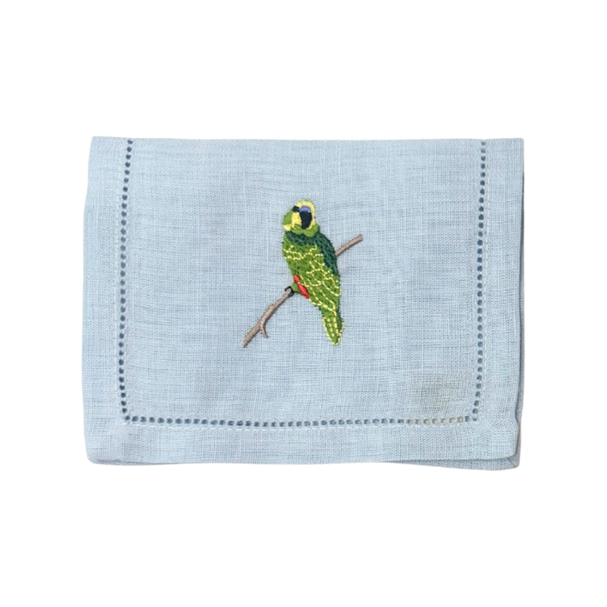 Parakeet Cocktail Napkins, Set of 4, shown on a white background