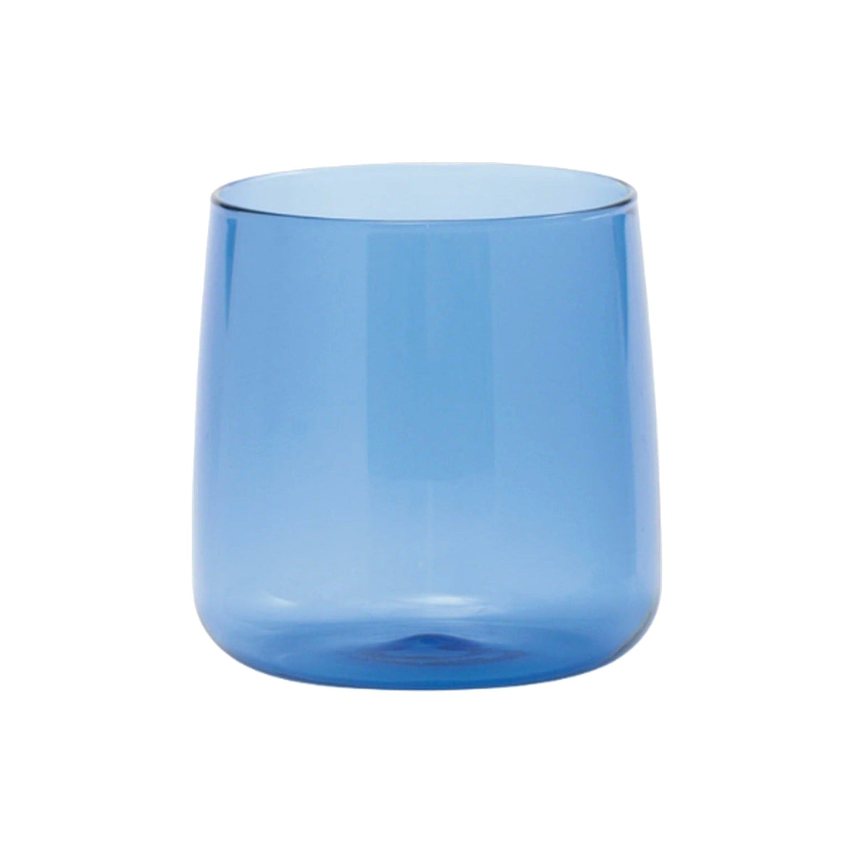 Single Blue No Bilia Tumbler, shown alone on a white background