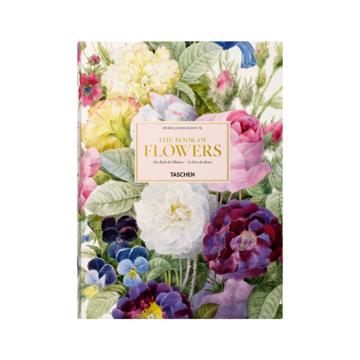 Redouté. The Book of Flowers on a white background