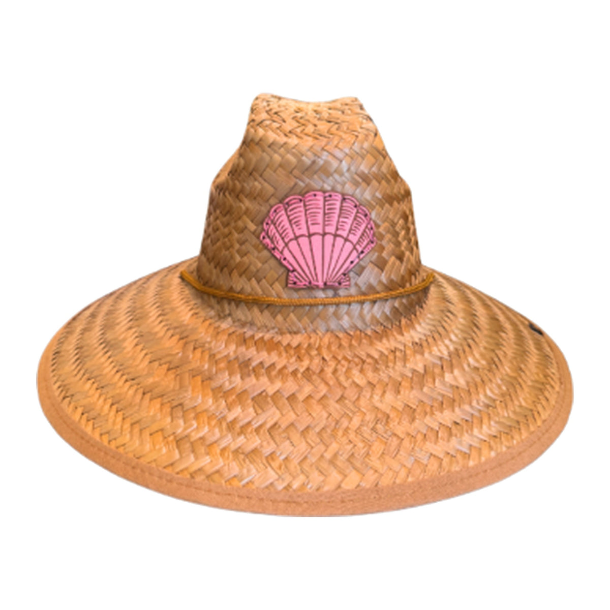 SEALIFE STRAW HAT - DANIELLE ROLLINS X GLAMPWEAR on a white background
