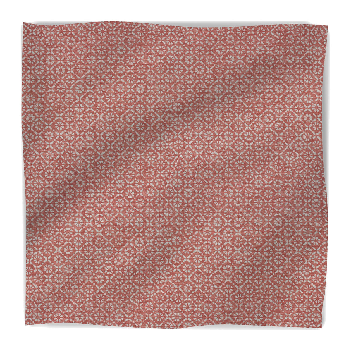 Ti Punch Fabric in Guava on a white background