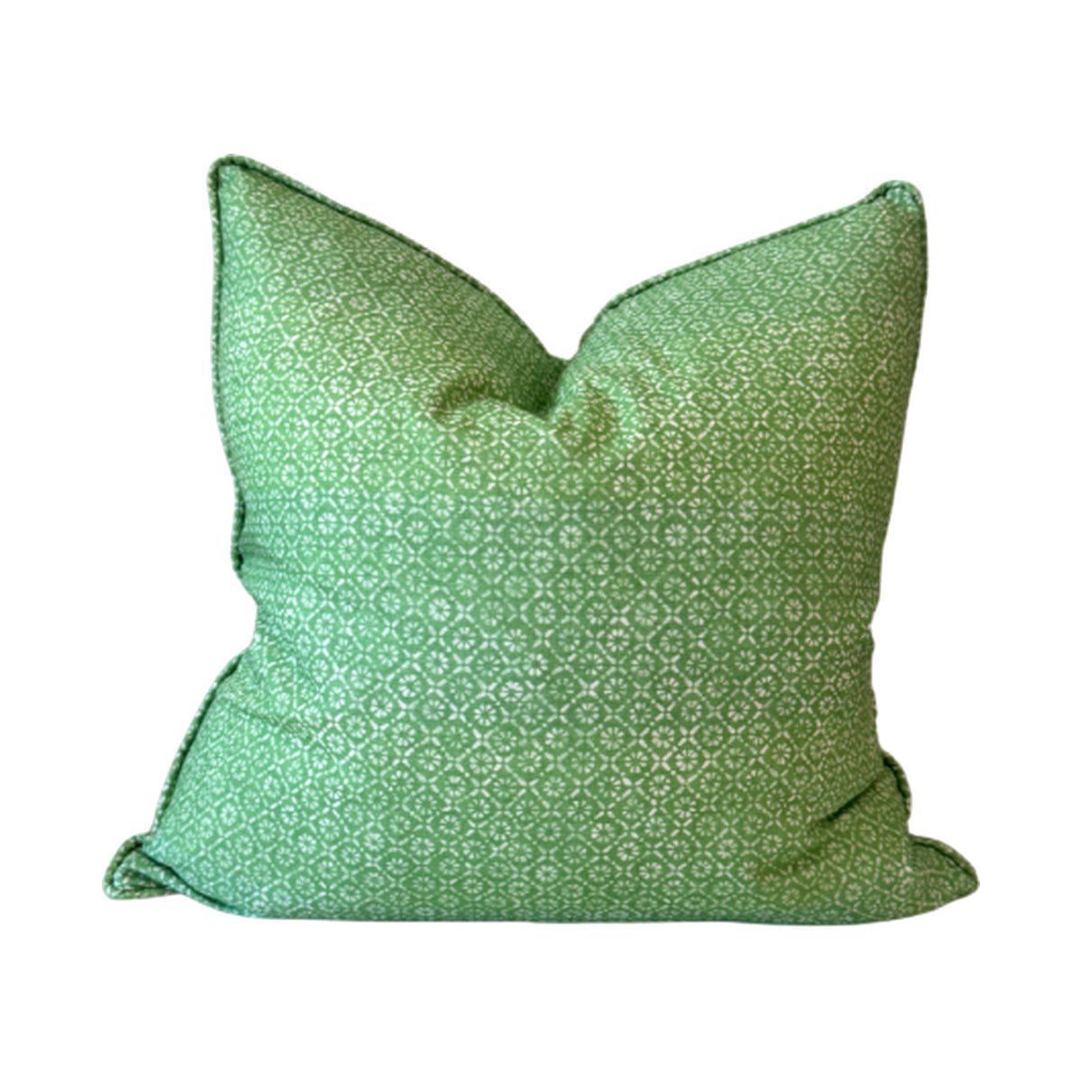 20" Ti Punch Pillow in Lime on a white background
