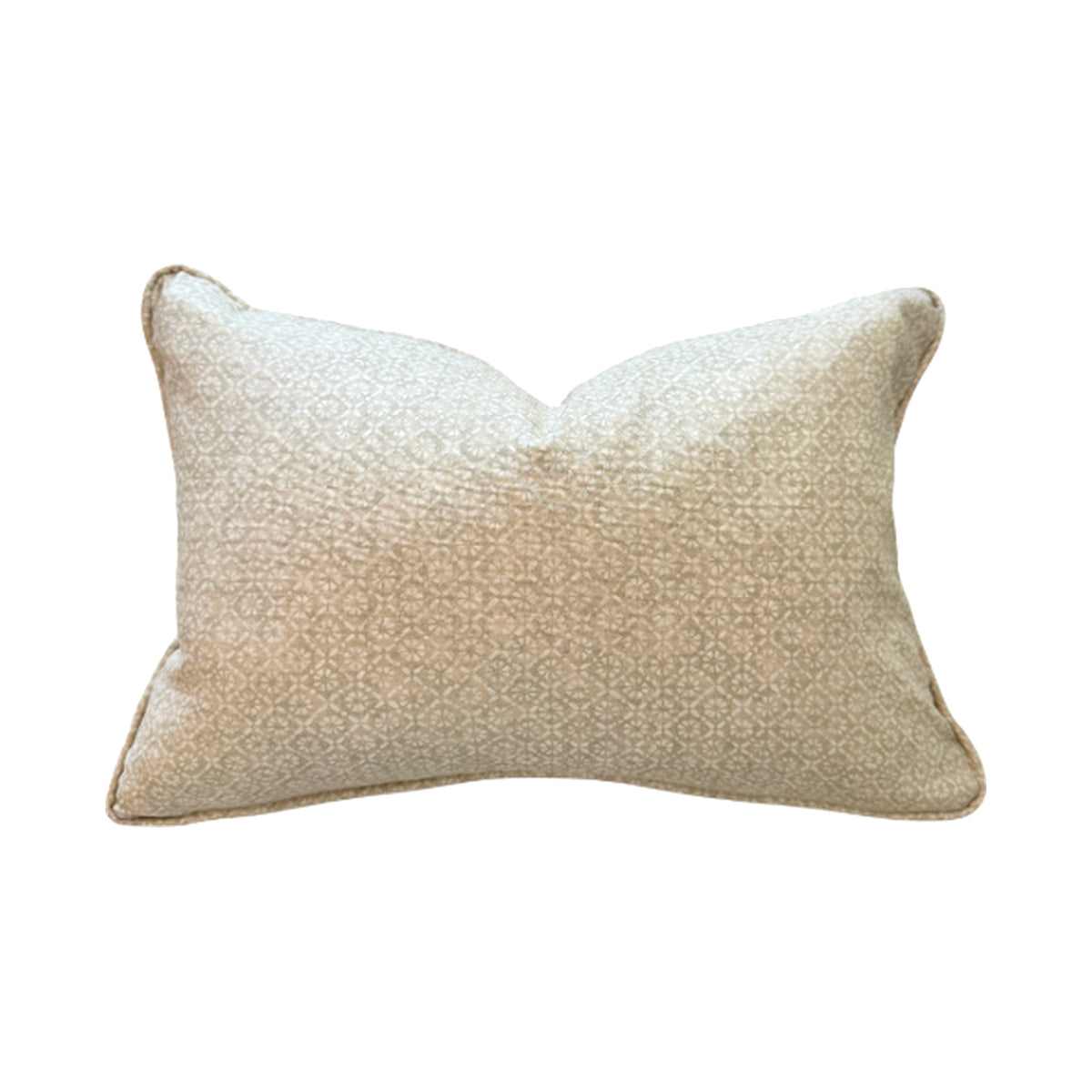 Lumbar Ti Punch Pillow in Sand on a white background