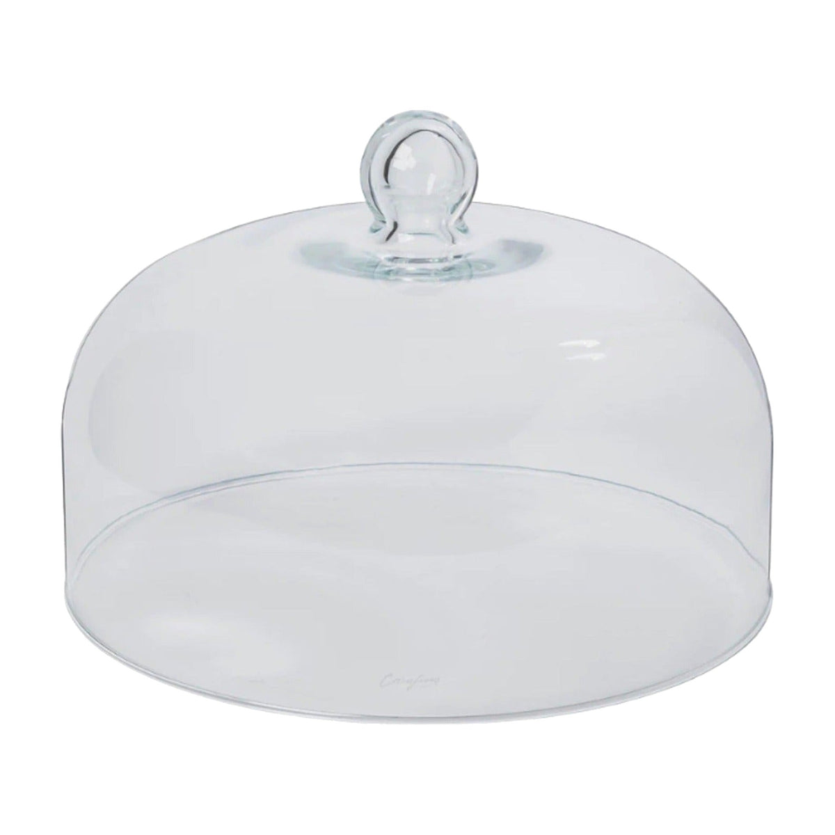 Extra-Large Arcade Glass Cheese Dome, shown on a white background
