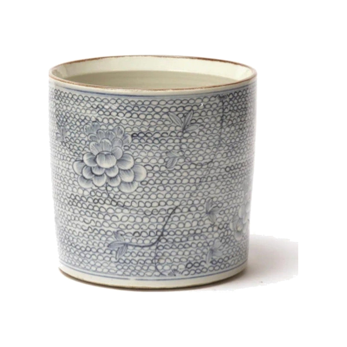 Chrysanthemum Flower Planter on a white background