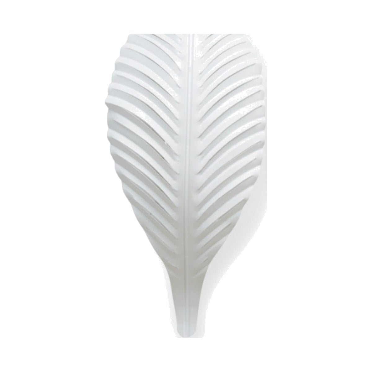 Palm Sconce - White on white