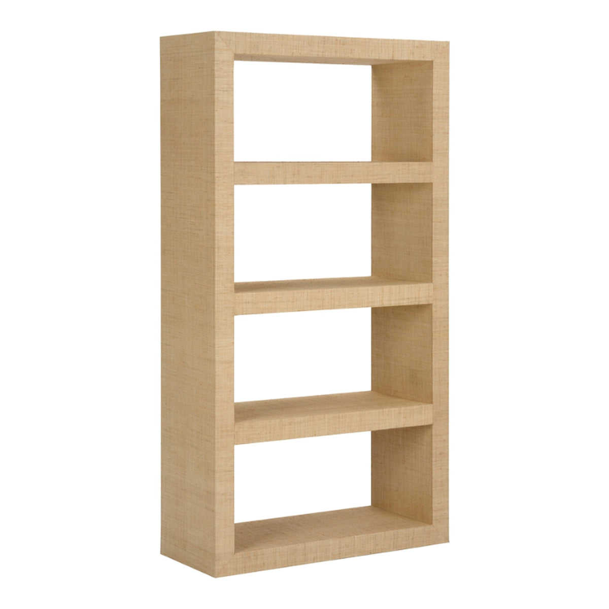 Raffia Book Shelf on a white background