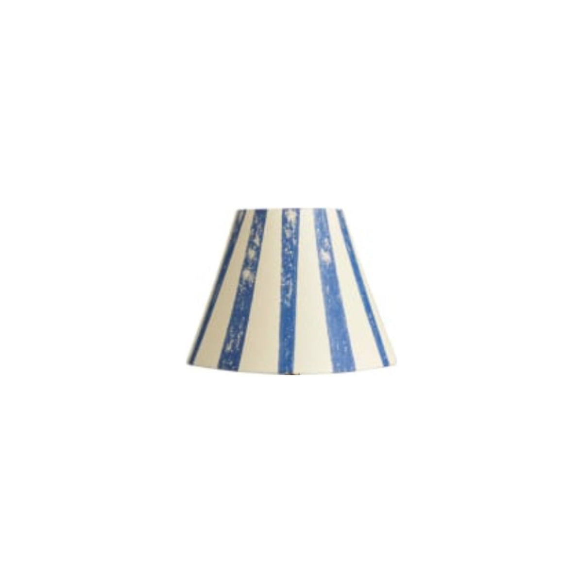6" Empire Shade in Ocean Tapers for Rechargeable Lights on white
