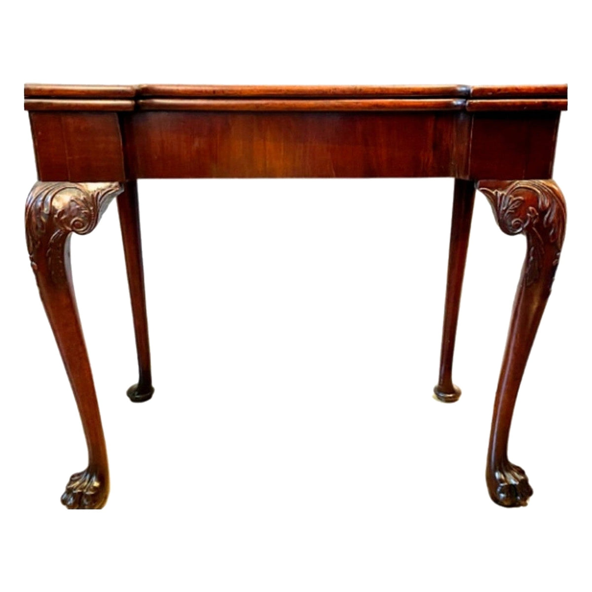 Early English Provincial Table on a white background