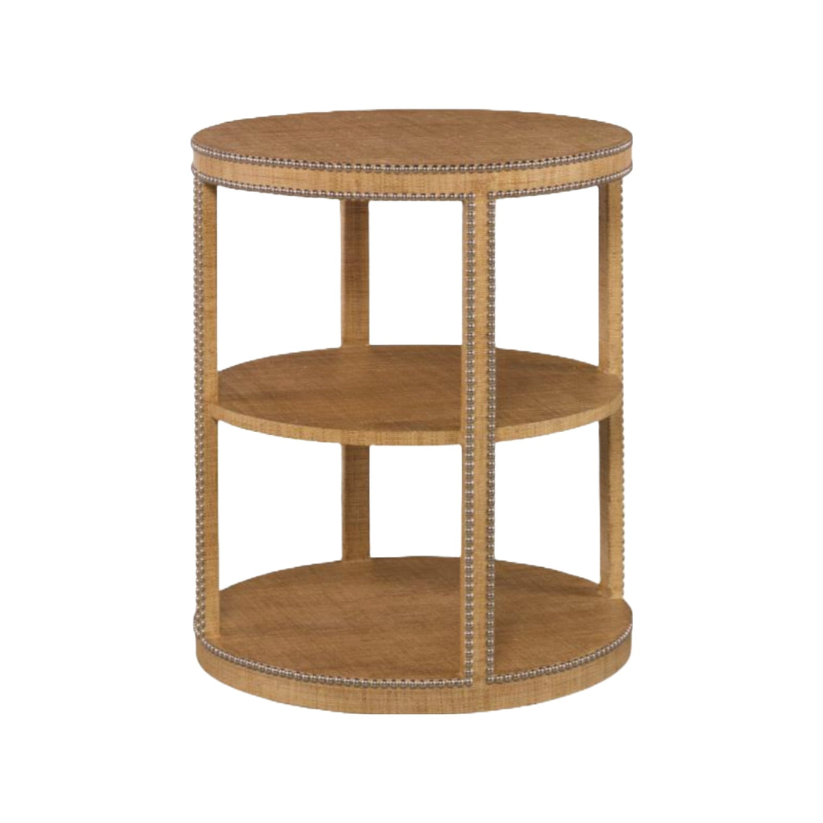 Monterey Tier Table-Sand on a white background