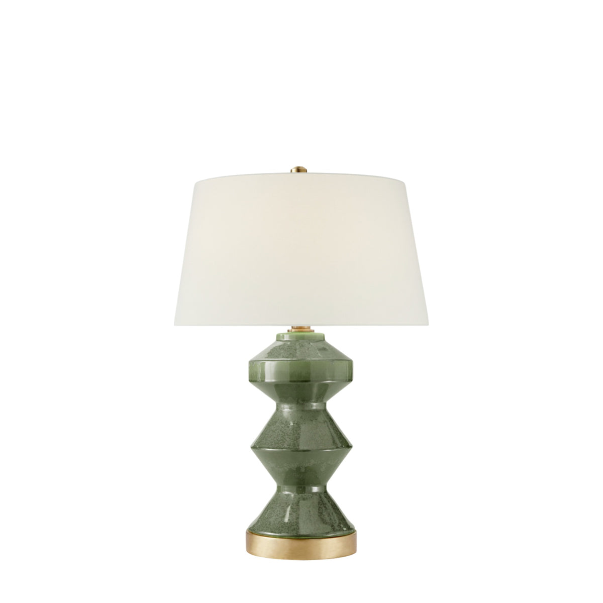 Weller Zig-Zag Table Lamp on white