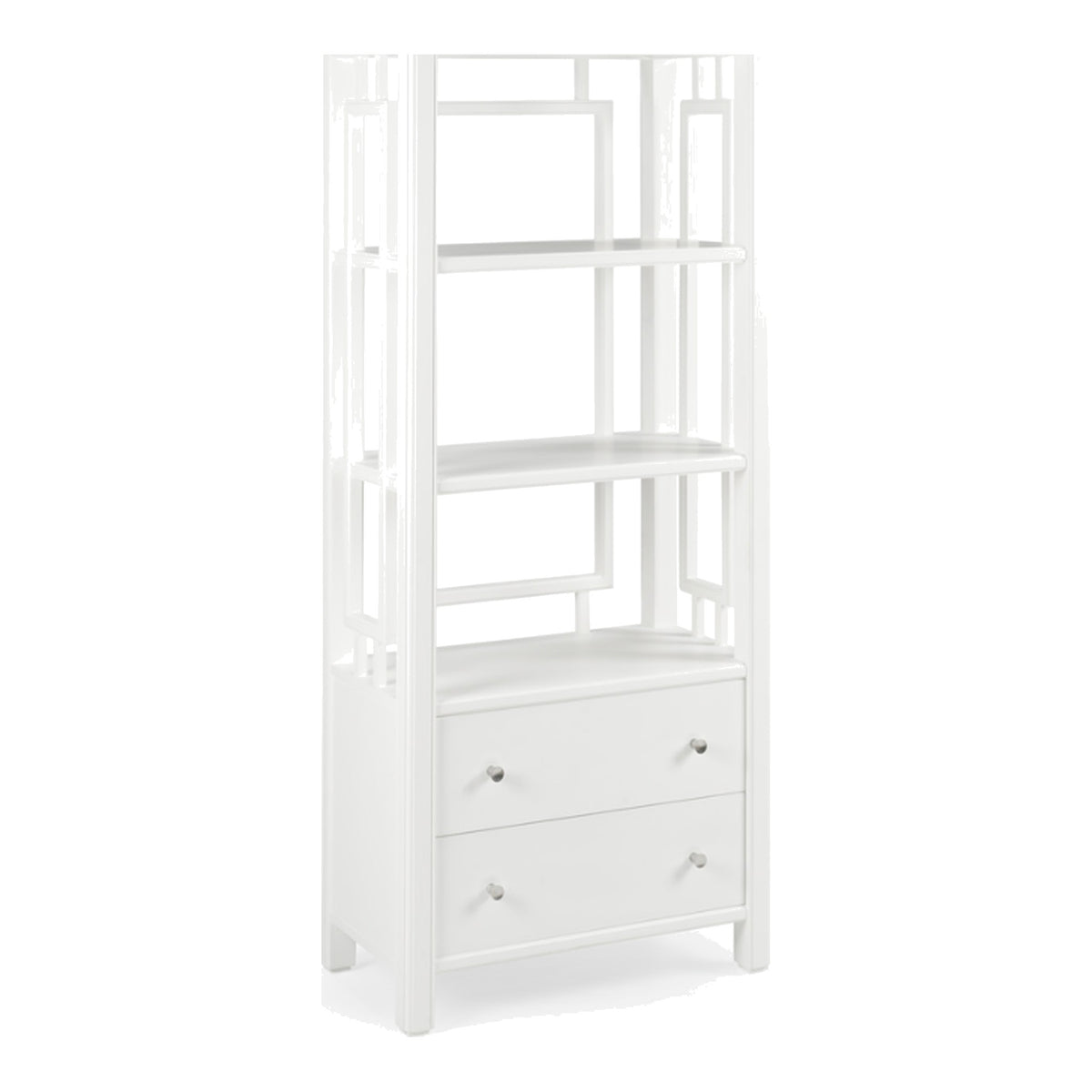 Trellis Etagere on a white background