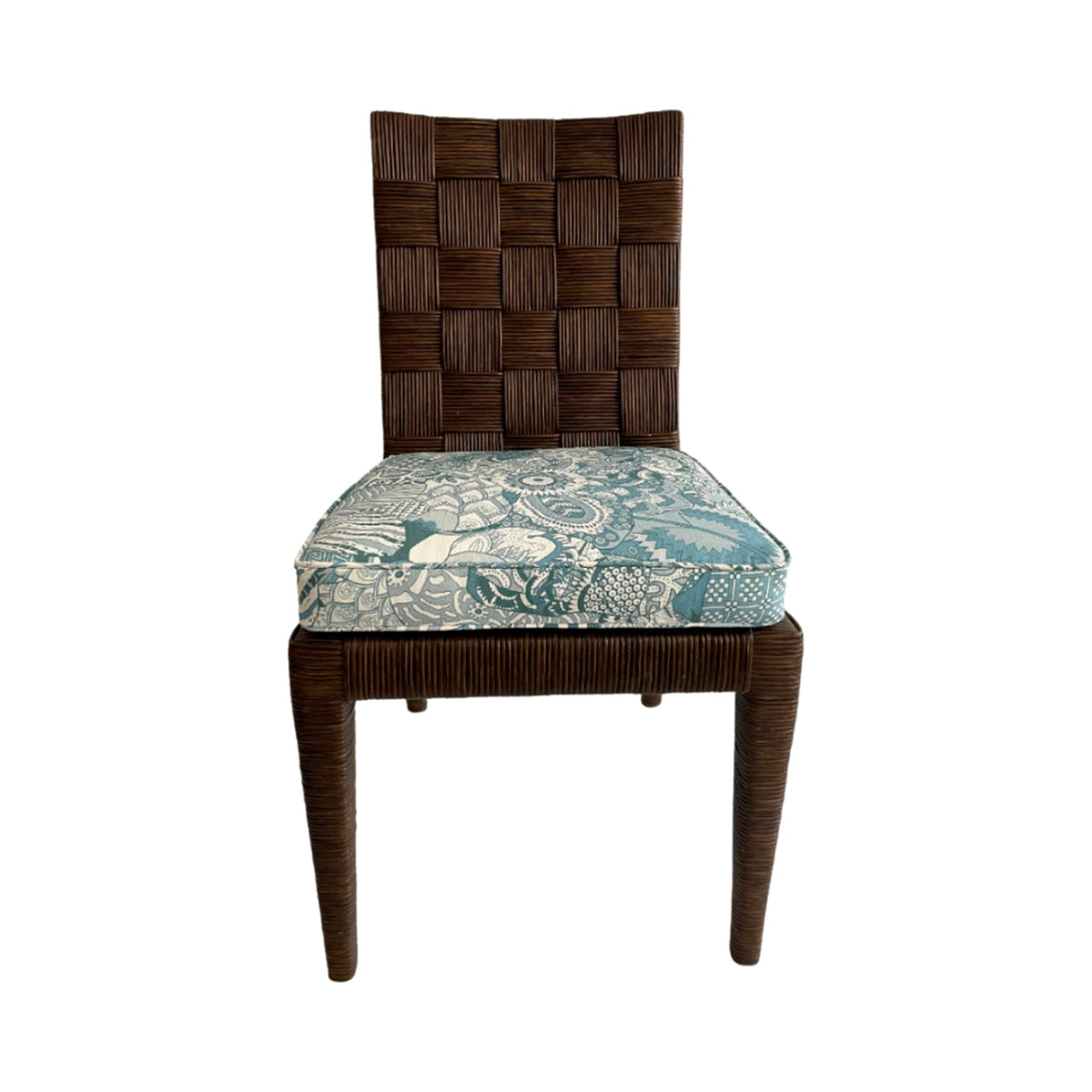 Rare Vintage Donghia Block Island Chair on a white background