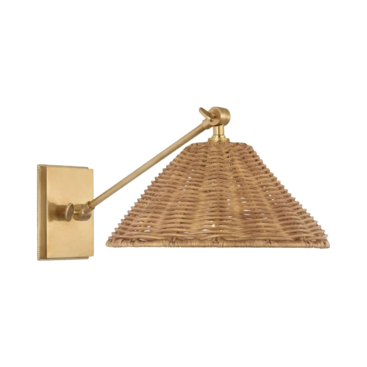 Wimberley Single Library Wall Light on white