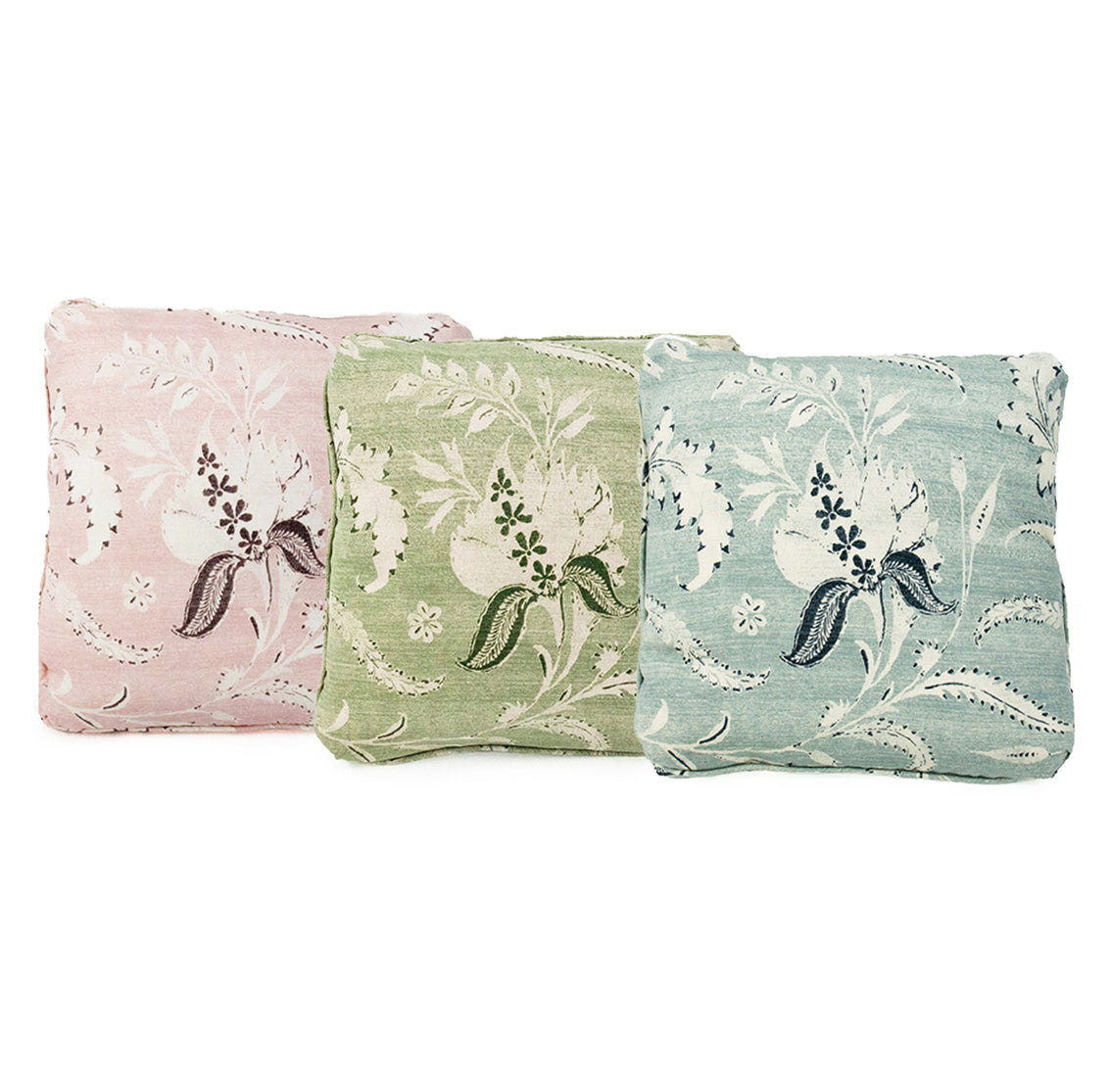 18" Blue Eden Print Pillows