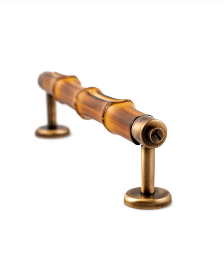 Bamboo and Brass Pulls