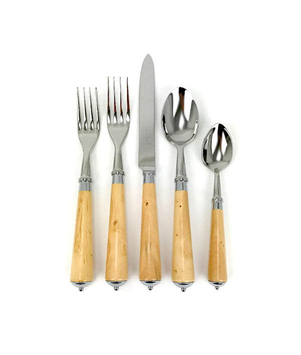 Boxwood Stainless Steel Cutlery 5 Piece Place Setting - Danielle D Rollins