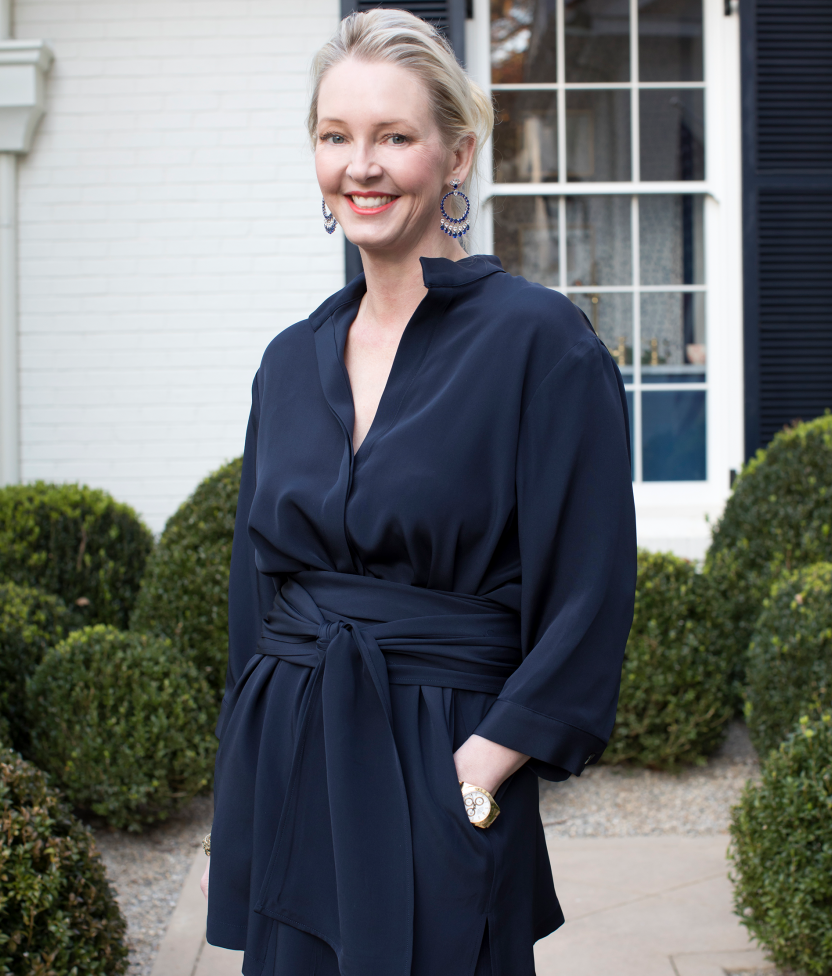 Dot Tunic in Silk - Danielle D Rollins