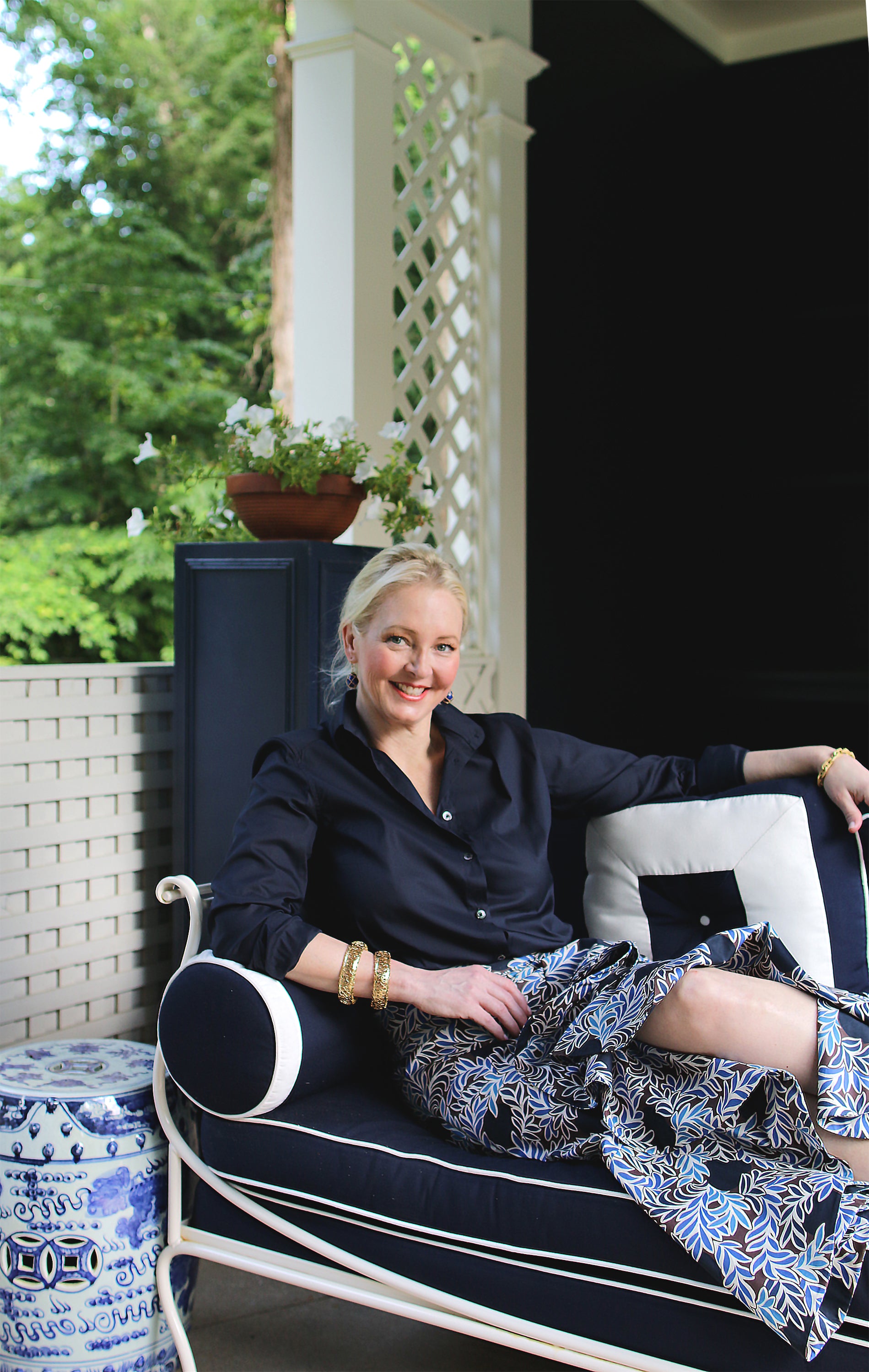Bettina Skirt in Mixed Liberty Prints