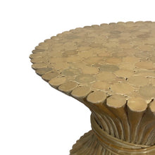 Pair of McGuire Sheath Rattan Side Tables
