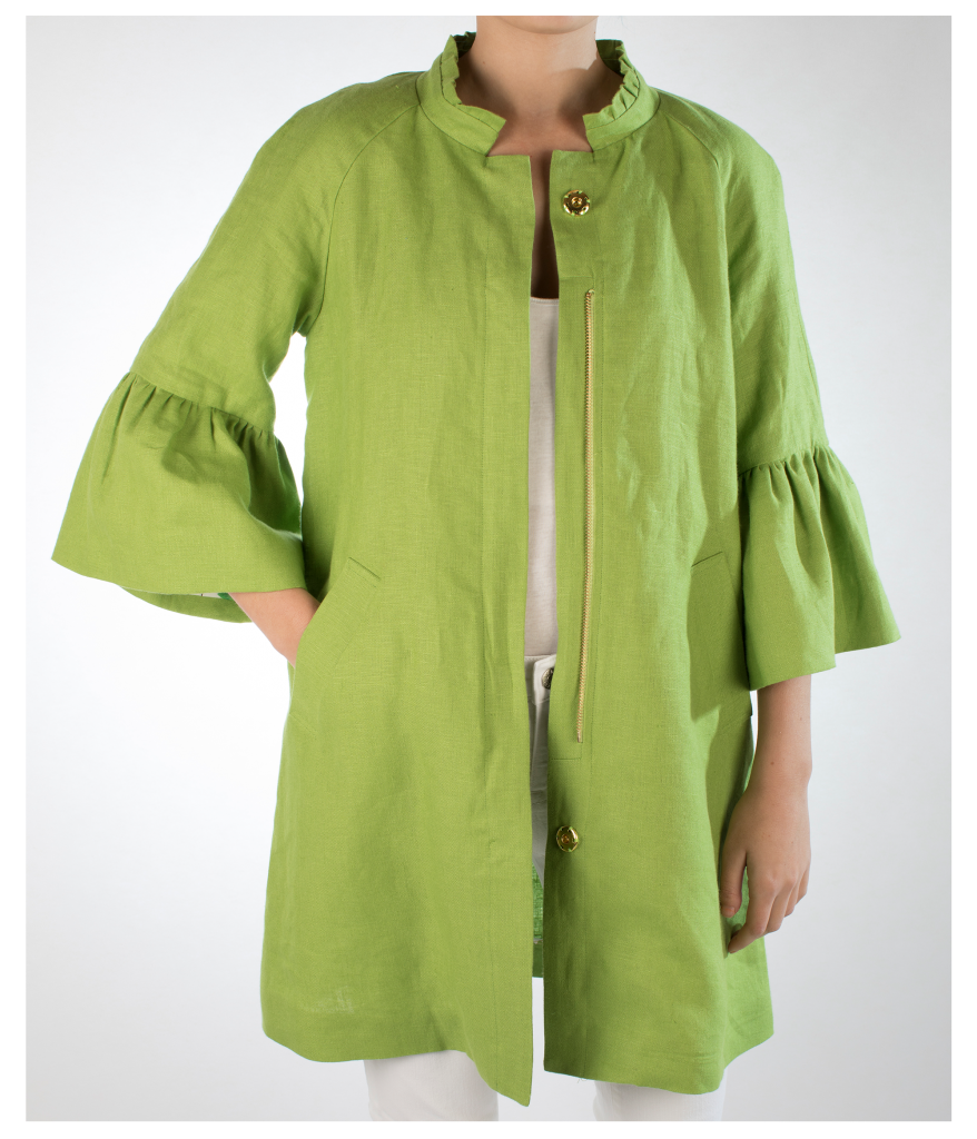 Lilly Jacket in Solid Linen - Danielle D Rollins